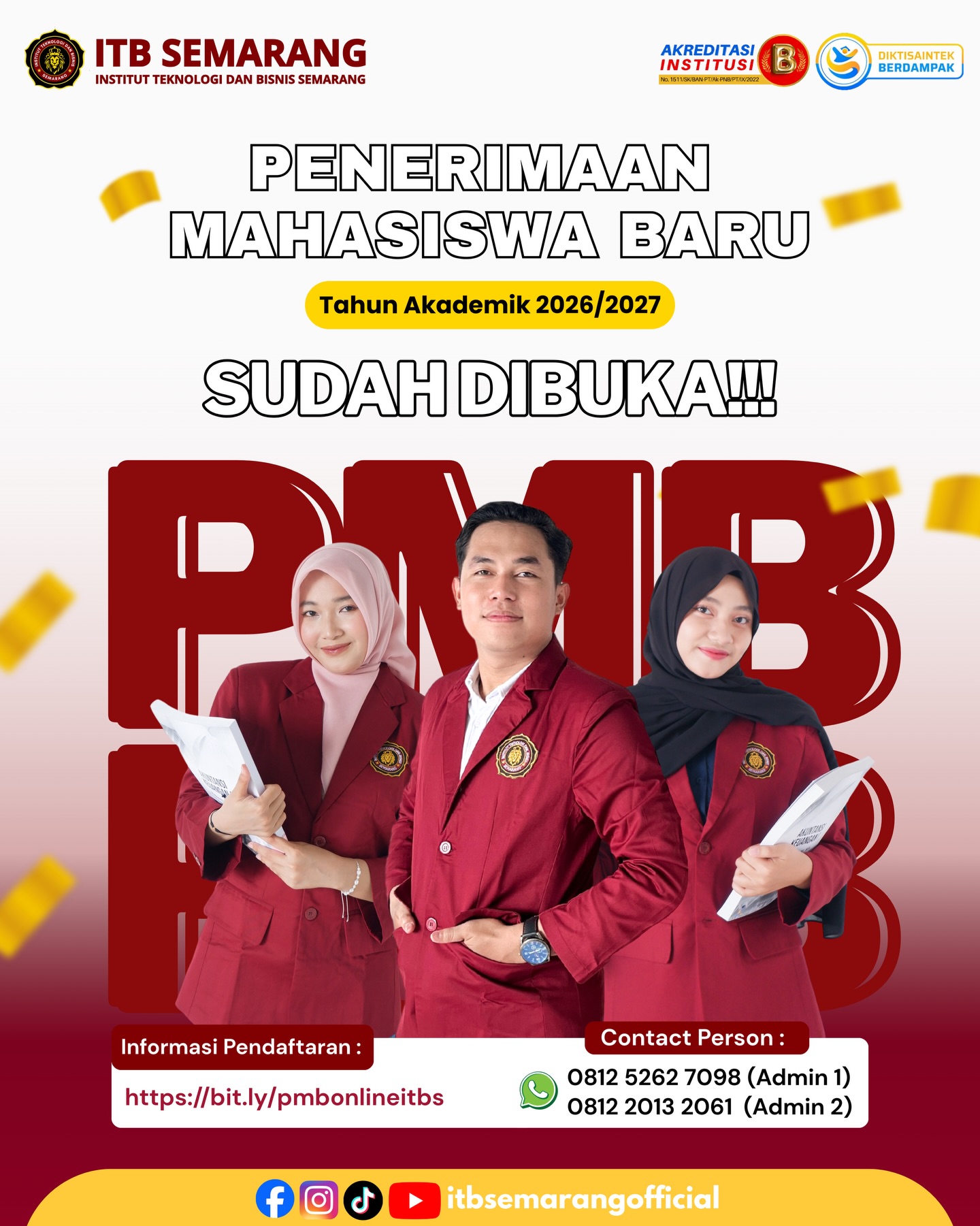 Flyer PMB ITB Semarang